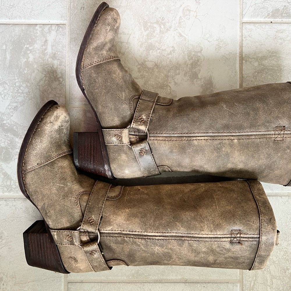 Womens 9M Dark Grey 13”Durango Harness Boot